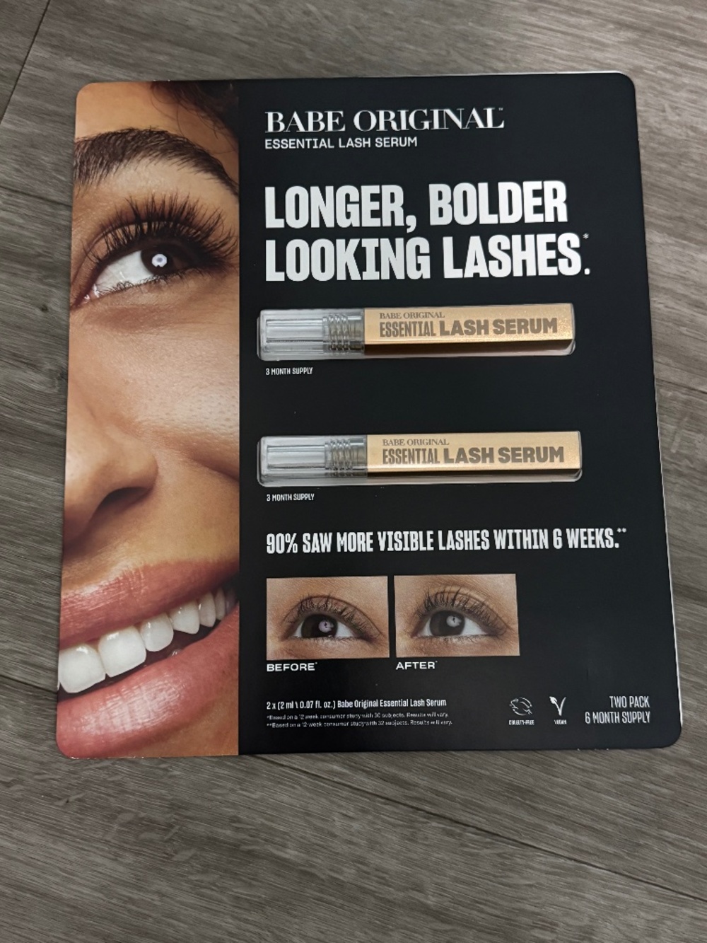 Essential Lash Serum - Babe Original 2 pack new in package